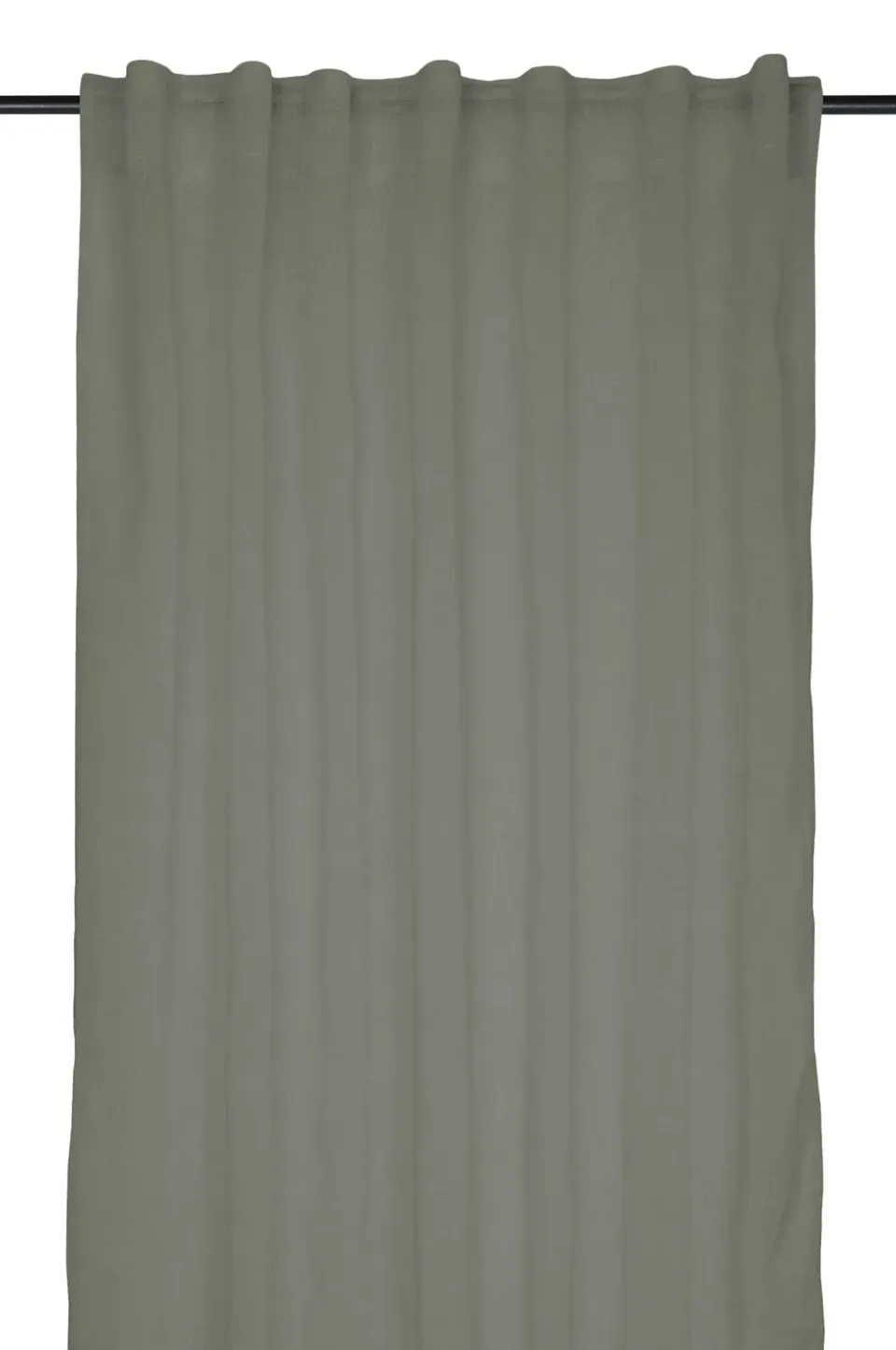 STOF Madrid voile 140x260 cm kaki polyester effet lin