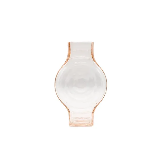 La Maison Naïve Petit Vase Rond Rose Verre Recyclé