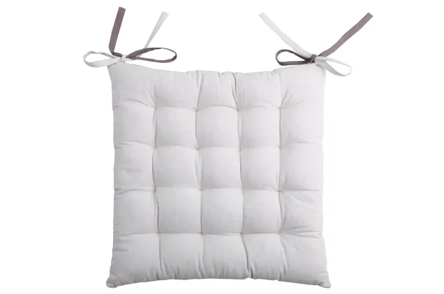 Stof Lovely Casa Charme galette 40x40 cm gris coton