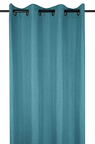 Stof Bea 260x140 rideau œillets turquoise polyester