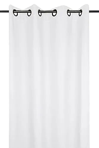 STOF Nelson rideau œillets blanc 240x135 cm polyester