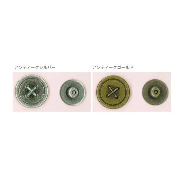 Yoko Saito JTMP-143 bouton-pression vis 16mm sac