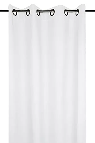 STOF Nelson rideau blanc 135x180 cm polyester